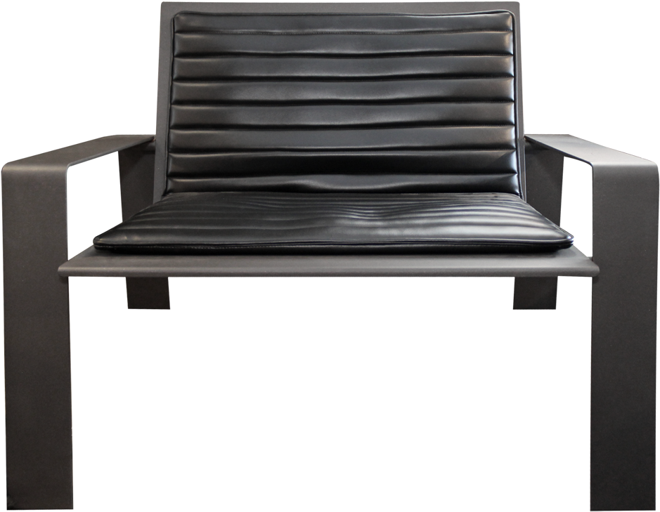 12 Lounge Chair And Ottoman Chair Front View - Outdoor Bench (1200x1200), Png Download