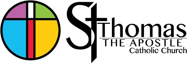 Thomas The Apostle, Peoria Heights, Il - St Thomas Catholic Church Logo (612x202), Png Download