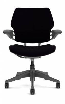 Ergonomic Task Office Chair - Back Of Office Chair Png (580x400), Png Download