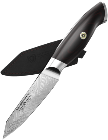 Omega Series 4" Paring Knife - Hunting Knife (394x480), Png Download