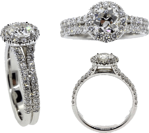 Engagement Ring (598x536), Png Download