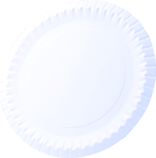 Paper Plates - Circle (500x505), Png Download
