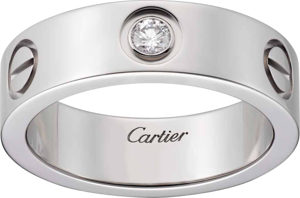 Love Ring, 1 Diamondplatinum, Diamond - Love Ring, 1 Diamond (1024x679), Png Download
