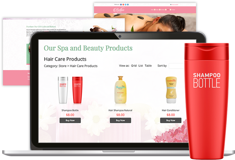 Web Design - Our Products Website Design (840x576), Png Download