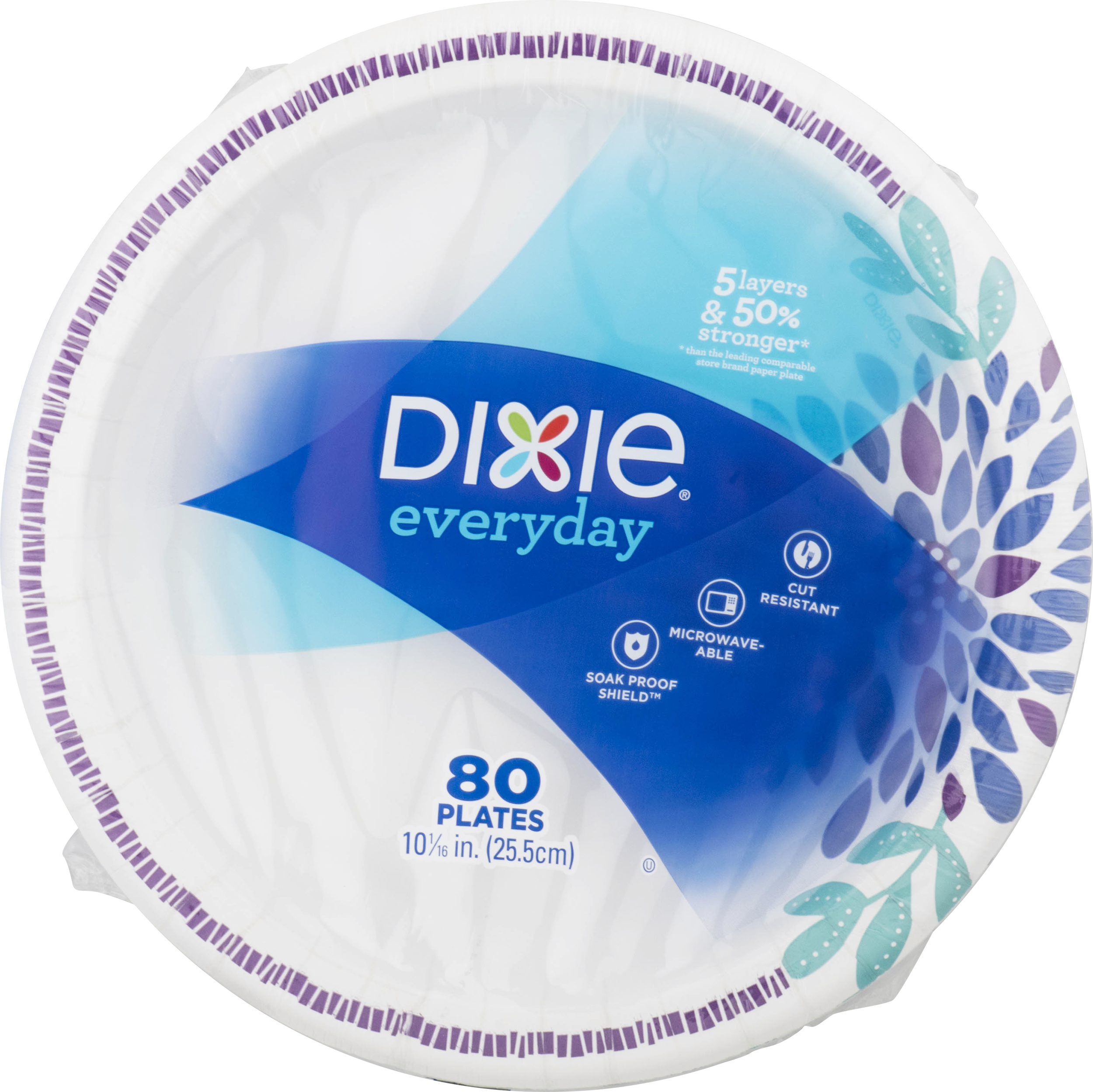 Dixie Everyday 6 7/8 Paper Plates - 58ct (2500x2497), Png Download
