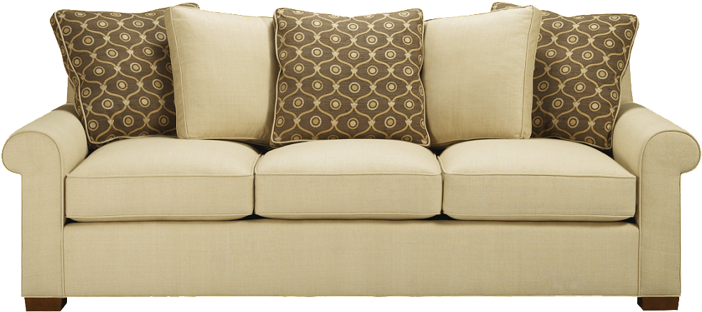 Chinese Sofa Png Element - Couch (1024x454), Png Download
