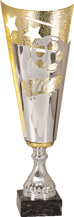 Trophy Fall Sports Awards, Football Awards, Soccer - Soccer Cup Metal Trophy (273x750), Png Download