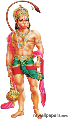 Anjaneyar Hd Photos & Wallpapers - Lord Hanuman Standing Images Png (320x426), Png Download