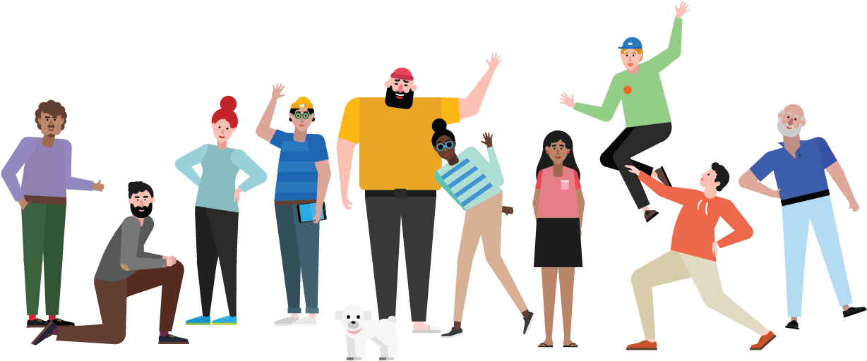 Microsoft Teams People (1250x517), Png Download