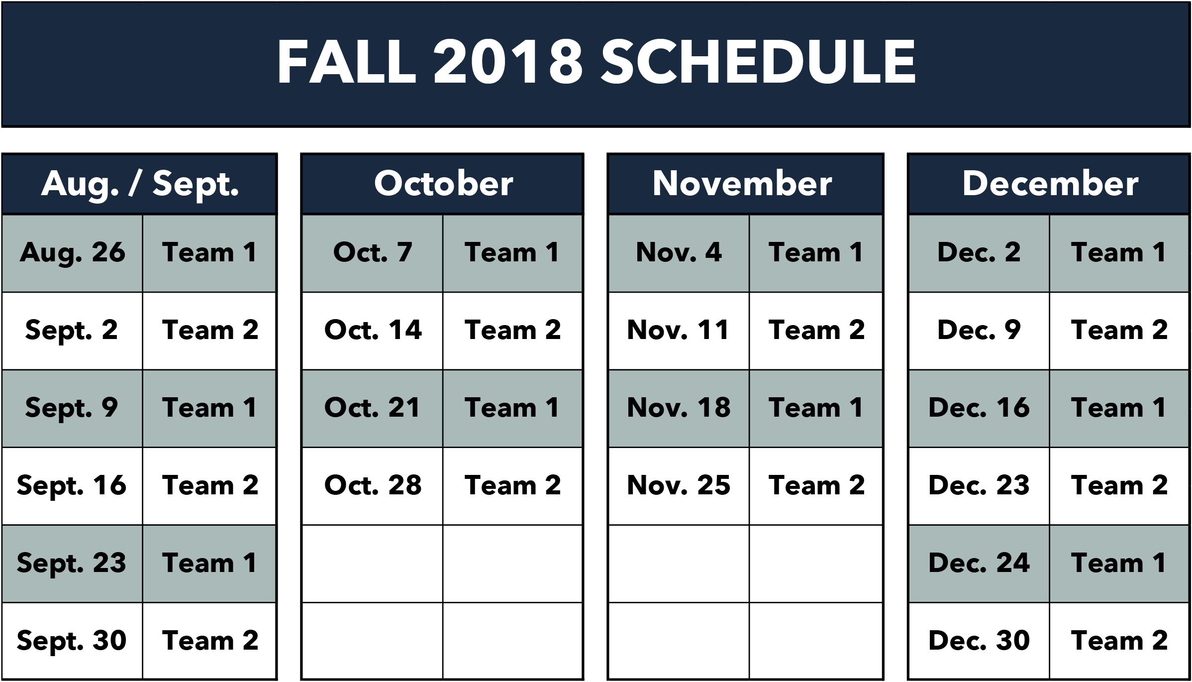 Buddy Team Calendar1 - Currey Creek Baptist Church (2396x1370), Png Download