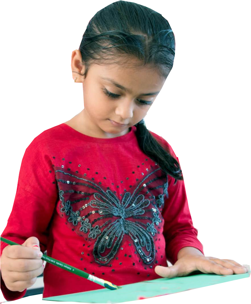 Welcome To Modi Group Of Schools - Girl (877x1082), Png Download