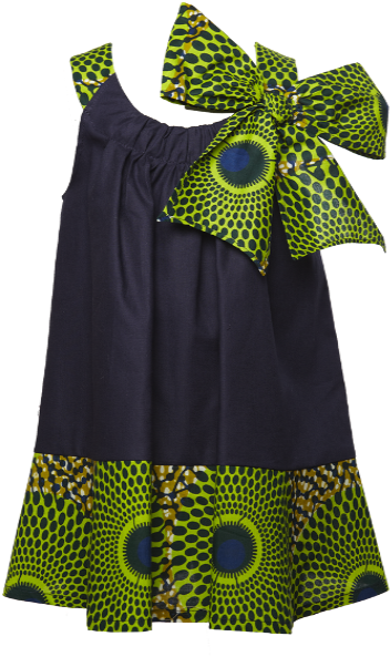 ♥idées Cadeaux Pagnifik - Girls Formal Cotton Frocks (400x600), Png Download