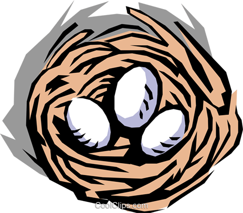 Nest Png - Bird Nest Clip Art (480x422), Png Download