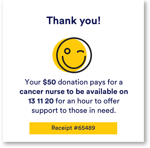 Added A Thank You Page After The Donating Process - Donation (550x510), Png Download