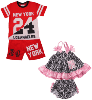 Kids Clothing Sets - Children's Clothing (350x350), Png Download