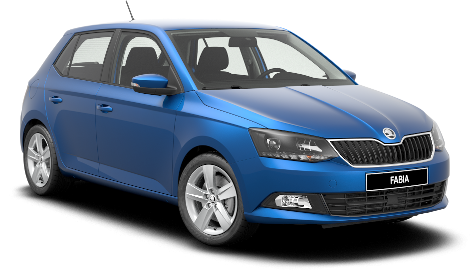 Front - Škoda Fabia (1100x550), Png Download