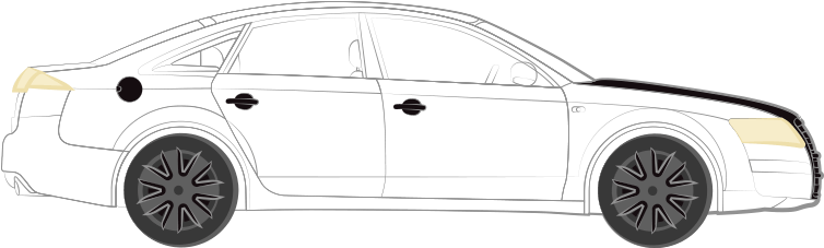 Left - Executive Car (753x292), Png Download