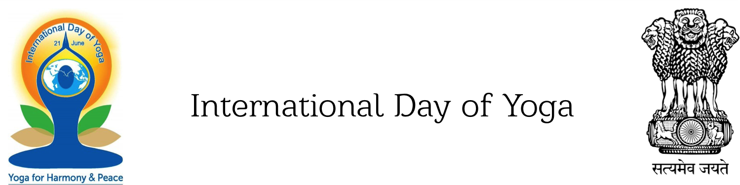 International Day Of Yoga, Atlanta - International Yoga Day Png (1504x389), Png Download