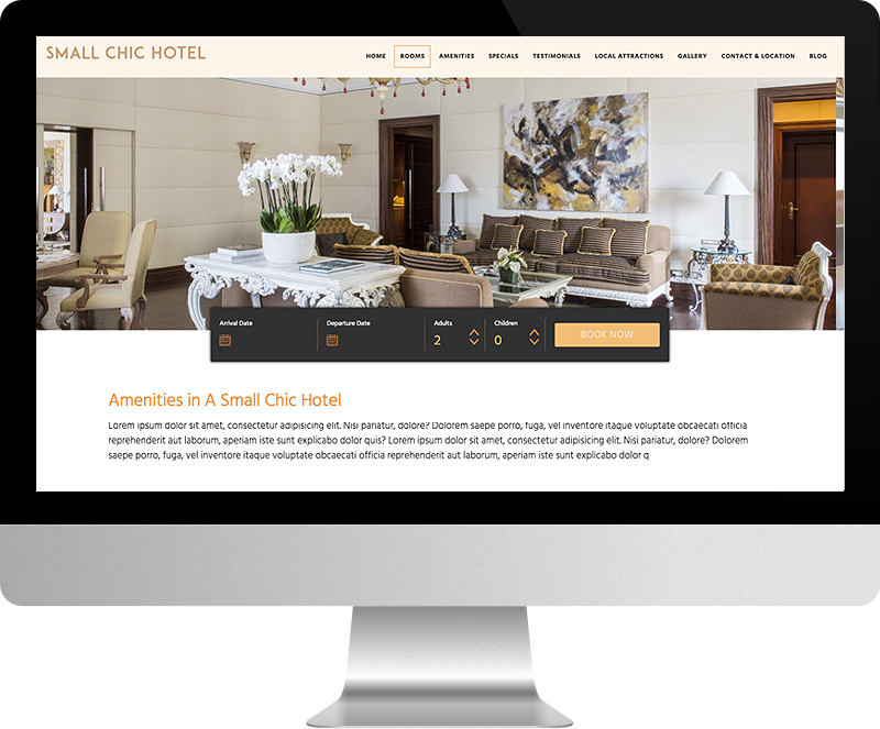 Luxuryres Websites Are Programmed To Automatically - Hotel Web Design (800x663), Png Download