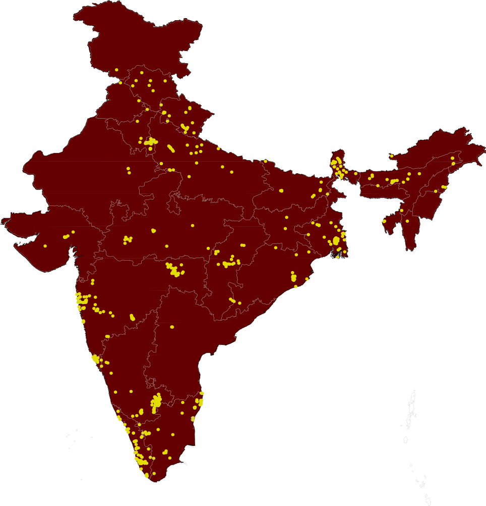 Bbd2014-mod - Plain Blue Map Of India (964x1002), Png Download