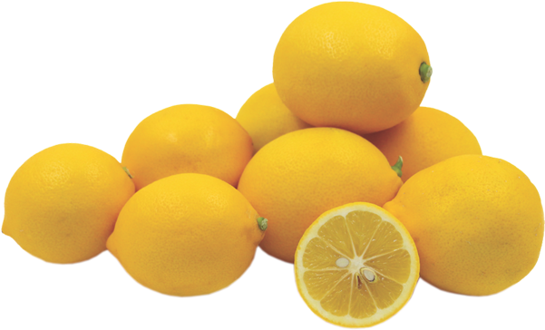 इस नींबू के वृक्ष-फलों से लदे हुए पाये जाते है। - Lemon (600x450), Png Download