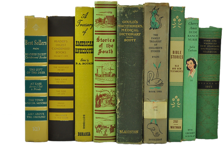 Yellow-green Books - Book Cover (784x588), Png Download