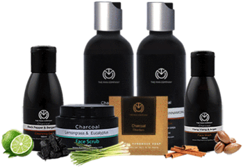 The Charcoal Gang - Charcoal Cleansing Gel And Face Scrub (400x400), Png Download