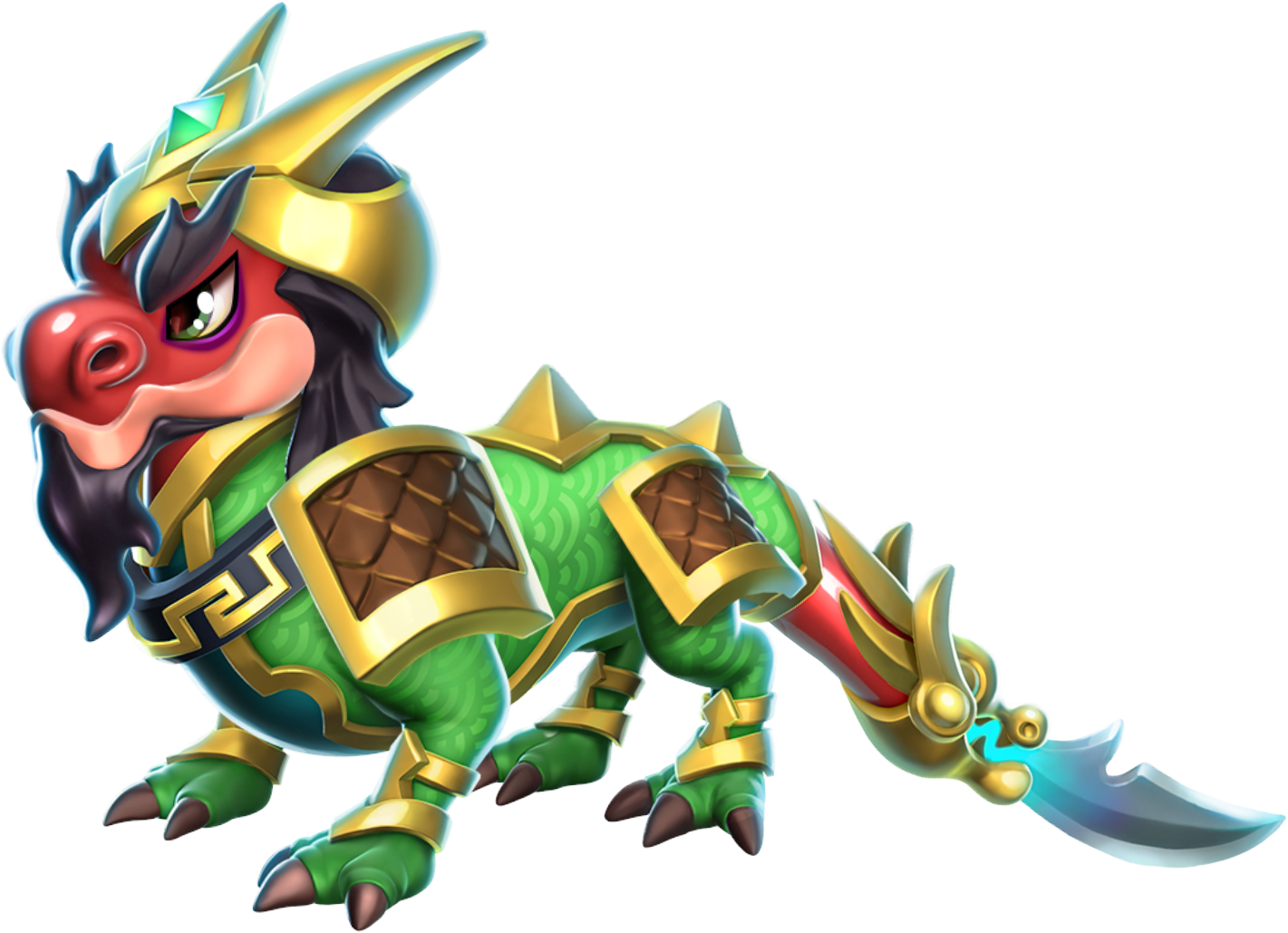 Guan Di Dragon - May 20 (1421x1029), Png Download