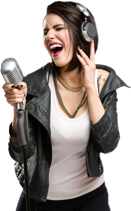 Menu - Female Singer Png (510x754), Png Download
