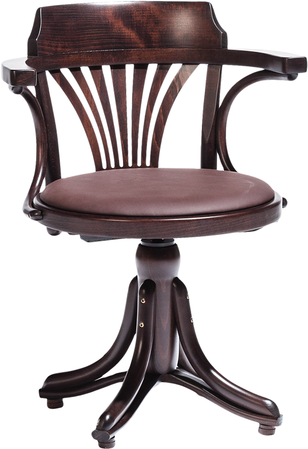 Ton Revolving Armchair Kontor - Chair (900x900), Png Download