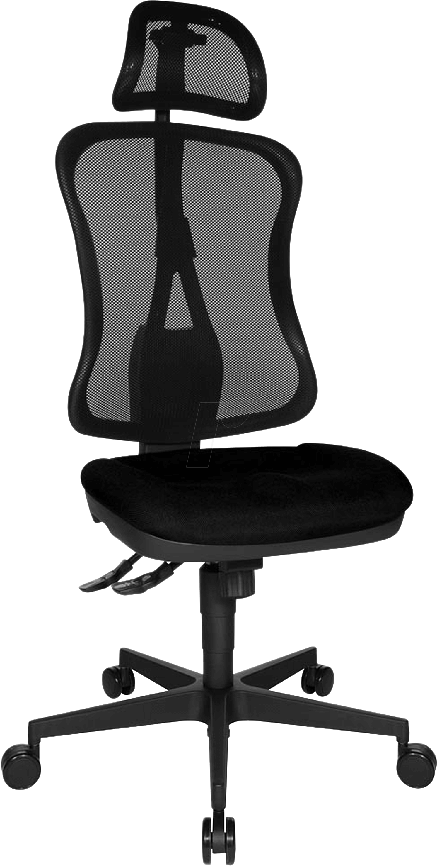 Topstar Head Point Sy Office Chair, Black Topstar He200 - Bürostuhl Schwarz Und Weiss (1492x2953), Png Download