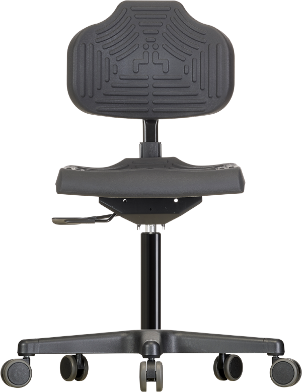 Low Back Industrial Chair - Production Line Chairs (600x779), Png Download