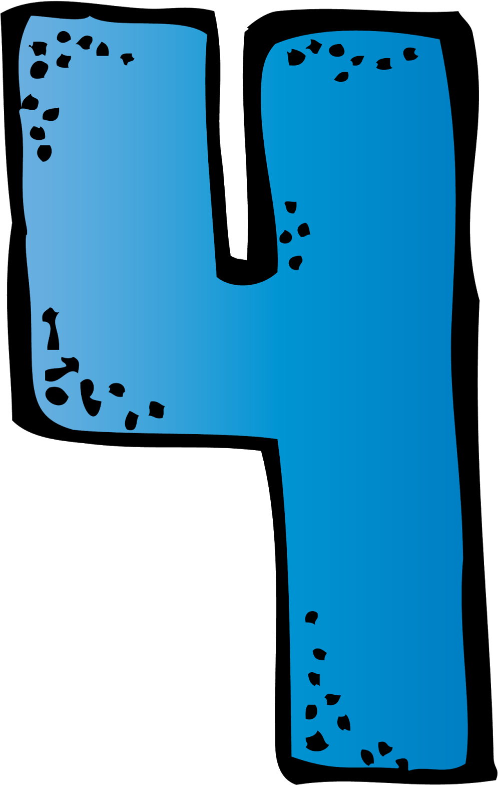 Scissor Clipart Melonheadz - Melonheadz Numbers Clipart (998x1600), Png Download