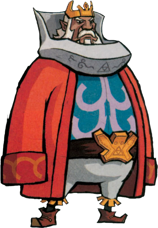 Daphnes Nohansen Hyrule Artwork The Wind Waker - Legend Of Zelda Wind Waker Characters (562x806), Png Download