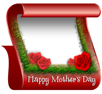 A Cute - Mother Day Photo Frame (416x382), Png Download