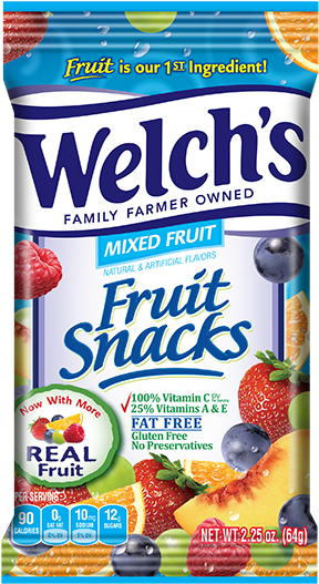 File Manager -> Welchs Mixed Fruit - Welch's Fruit Snacks (375x570), Png Download