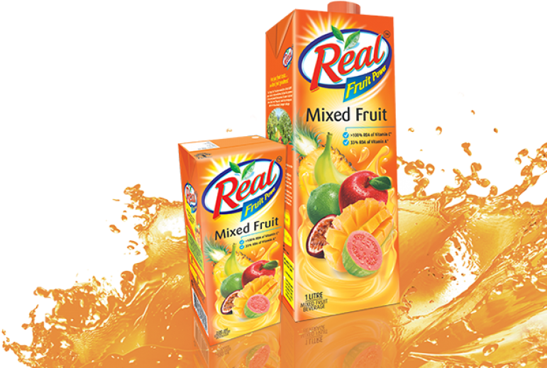 Read More - Real Mixed Fruit Juice 1ltr (900x518), Png Download