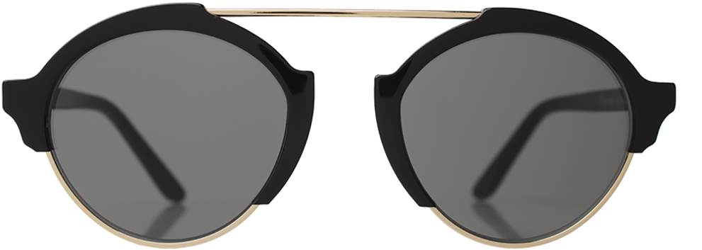 Illesteva Milan Iii Sunglasses | Black (1023x614), Png Download