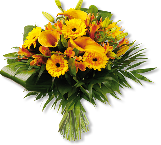 Bouquet Flowers Of Sticker - Flower Happy Birthday Sunit (525x472), Png Download