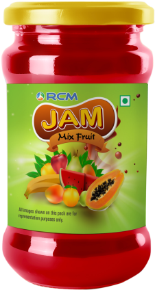 Rcm Mix Fruit Jam (426x501), Png Download