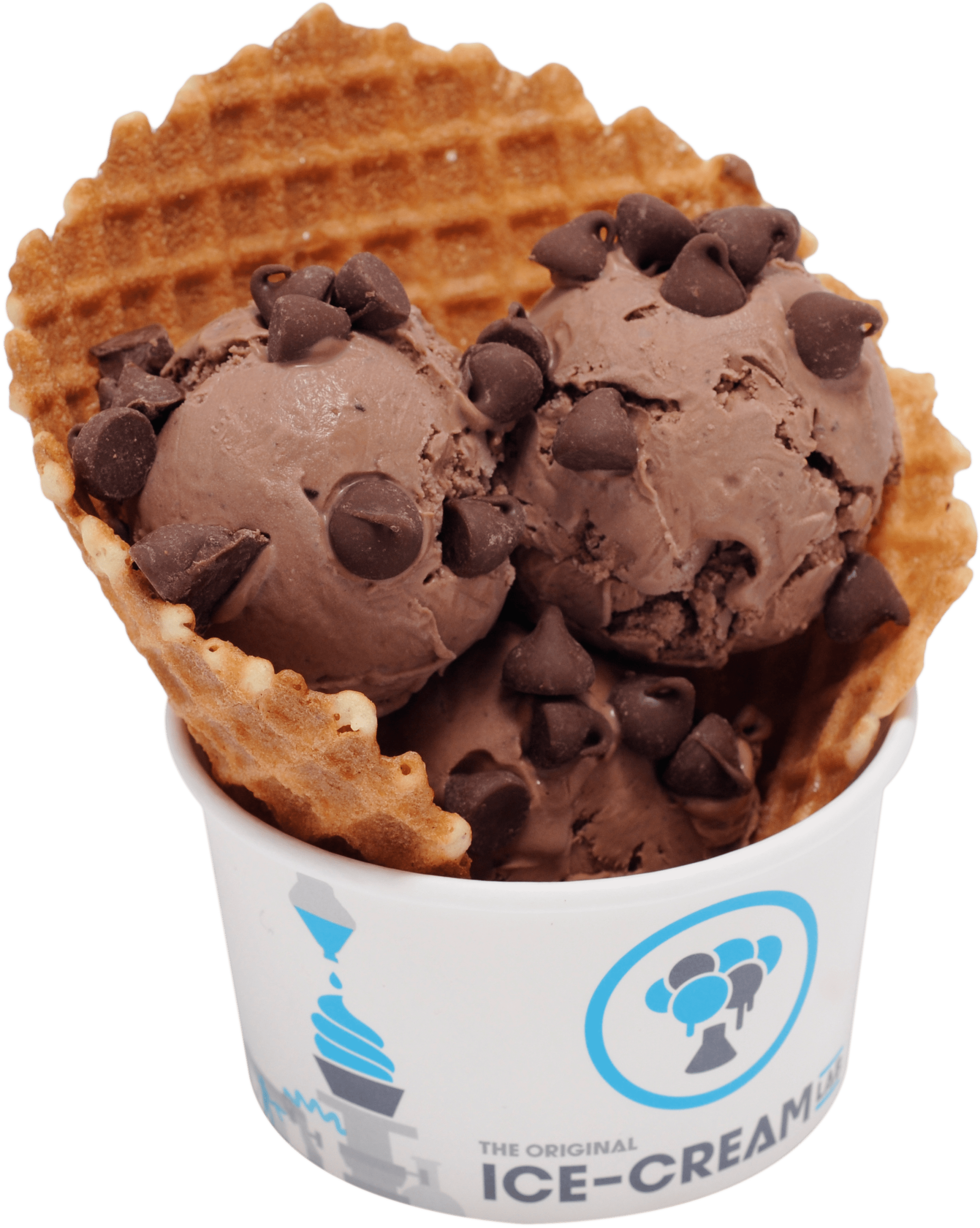 Chocolate Ice Cream - Ice Cream Lab Abuja (2456x3077), Png Download