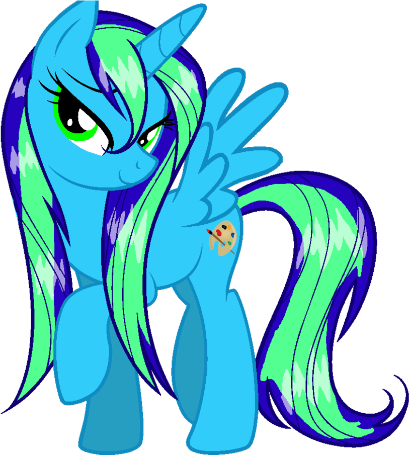 Alicorn, Alicorn Oc, Artist - Twilight Sparkle My Little Pony Friendship 30x20 Framed (900x904), Png Download