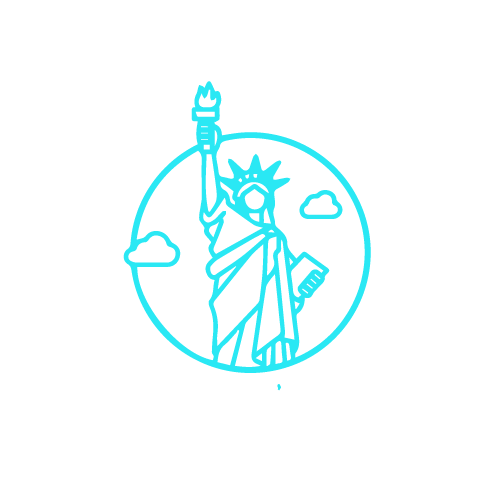 World - Statue Of Liberty Animated Clip Art (495x495), Png Download