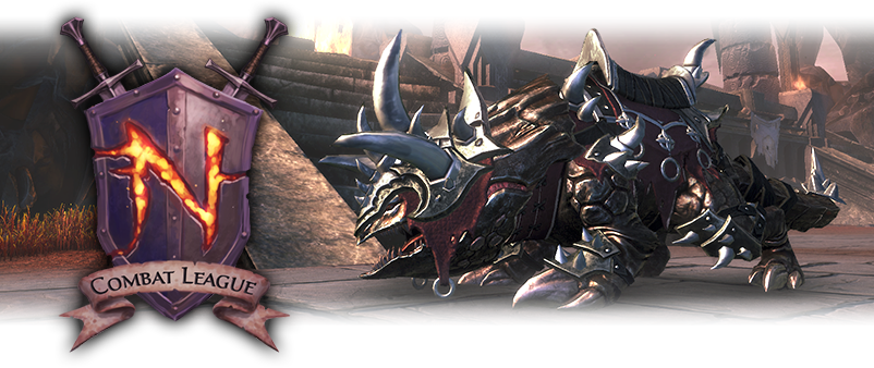 Here Are The Neverwinter Combat League Rankings - Champion's Armored Bulette Neverwinter (802x338), Png Download