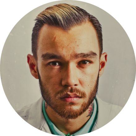 Aboutschorem Is An Old School Men-only Barbershop In - Man (440x440), Png Download