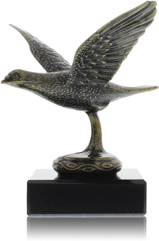 Metal Figure Flying Pigeon 11,0cm - Figurine (900x600), Png Download