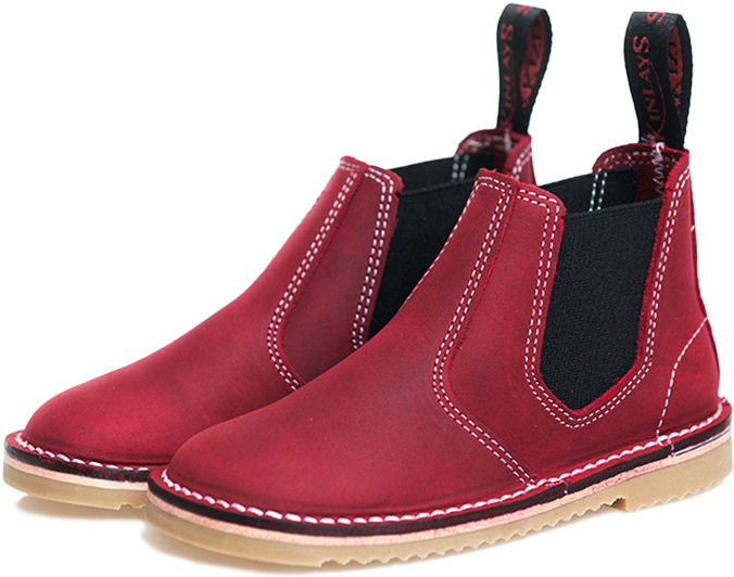 Hunter Jnr Rodeo Pink Nubuck - Chelsea Boot (1024x683), Png Download