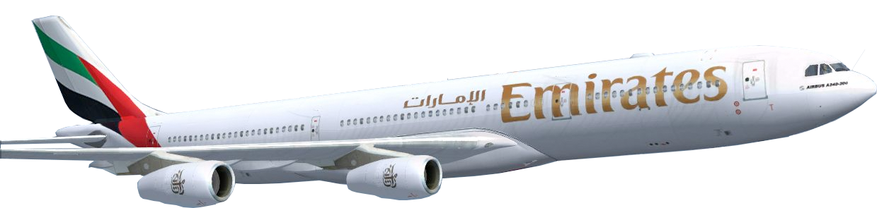 International Keynote - Emirates Plane Logo Png (1239x295), Png Download