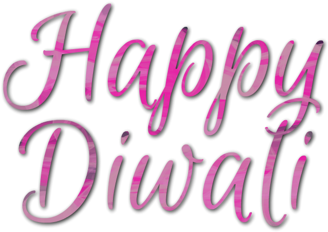 Happy Diwali Text Transparent Background Png - Happy Diwali Text Png (690x501), Png Download