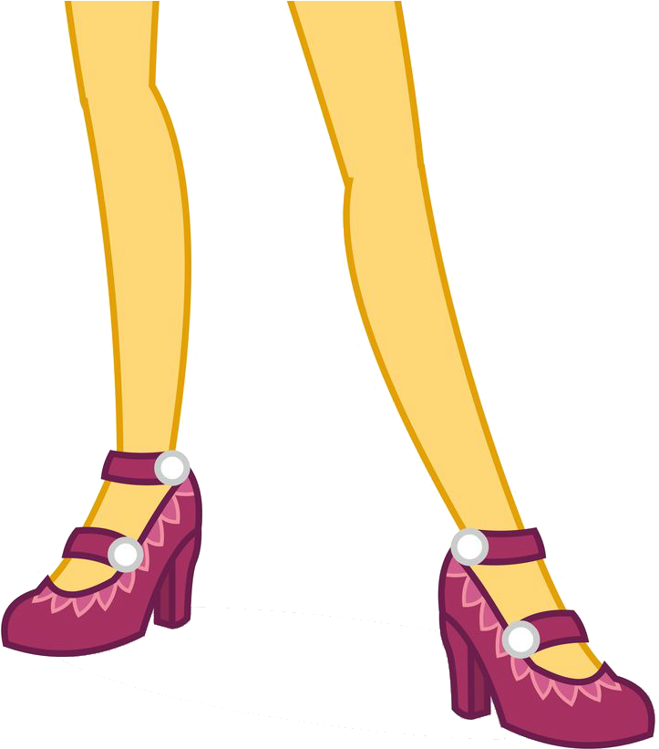 Sunset Shimmer's Dress Shoes 2 - Mlp Sunset Shimmer Eg (736x827), Png Download
